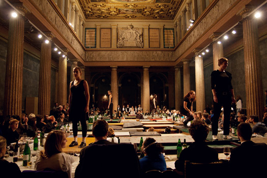 bernadette anzengruber, “performatives Dinner”, approx. 90 min, 2010