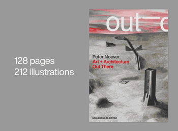 Publication "out‾of the blue", Die Grube / The Pit [ Art and Architecture Out There ], 17 × 24 cm, 128 pages with 212 illustrations, Published by Schlebrügge.Editor Publishing House / Publishing date: November 4, 2021 © archive studio noever